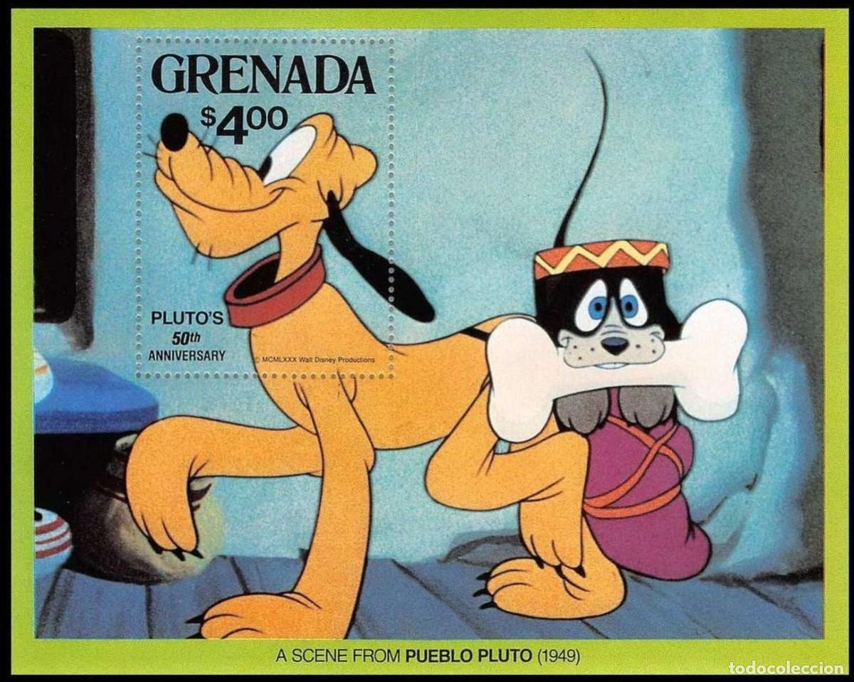 Sellos: GRENADA 1981 SHEET MNH DISNEY PLUTO - Foto 1