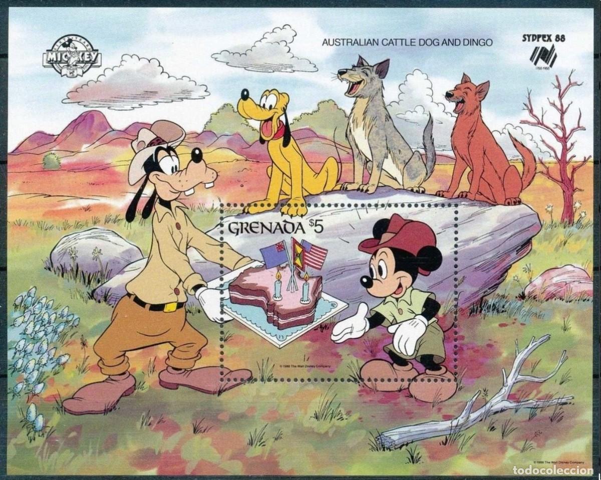 Sellos: GRENADA 1988 SHEET MNH DISNEY SYDPEX - Foto 1