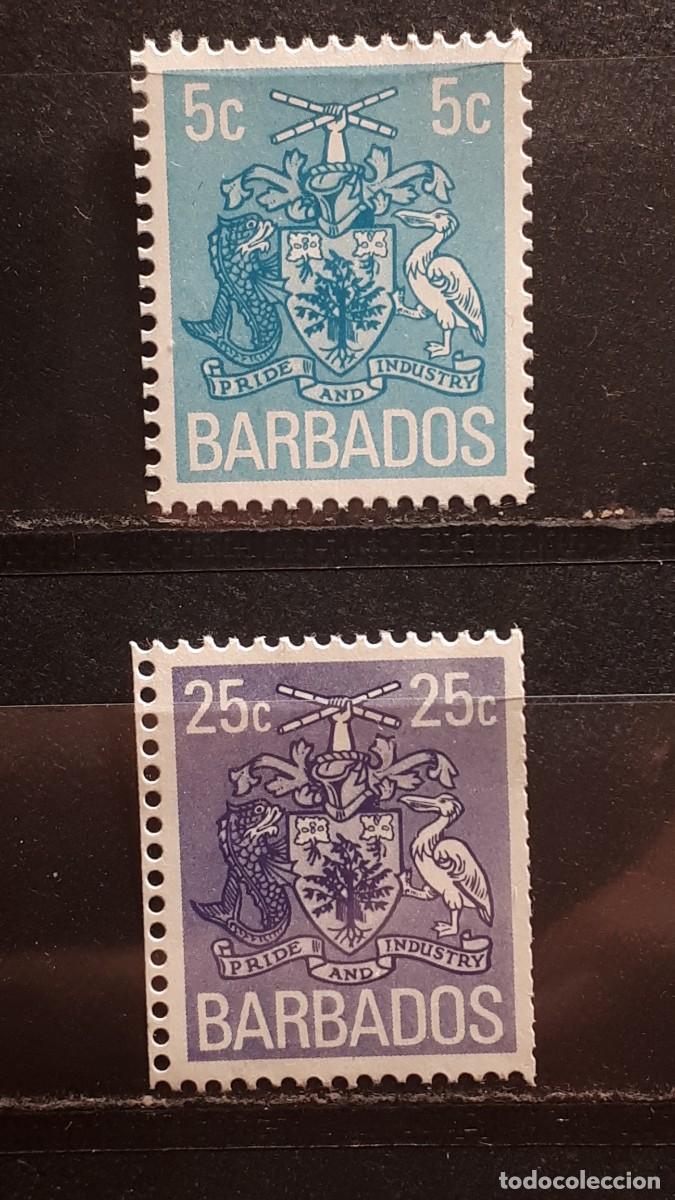 Sellos: BARBADOS. A&Ntilde;O 1975. **. YVERT 409/10 - Foto 1