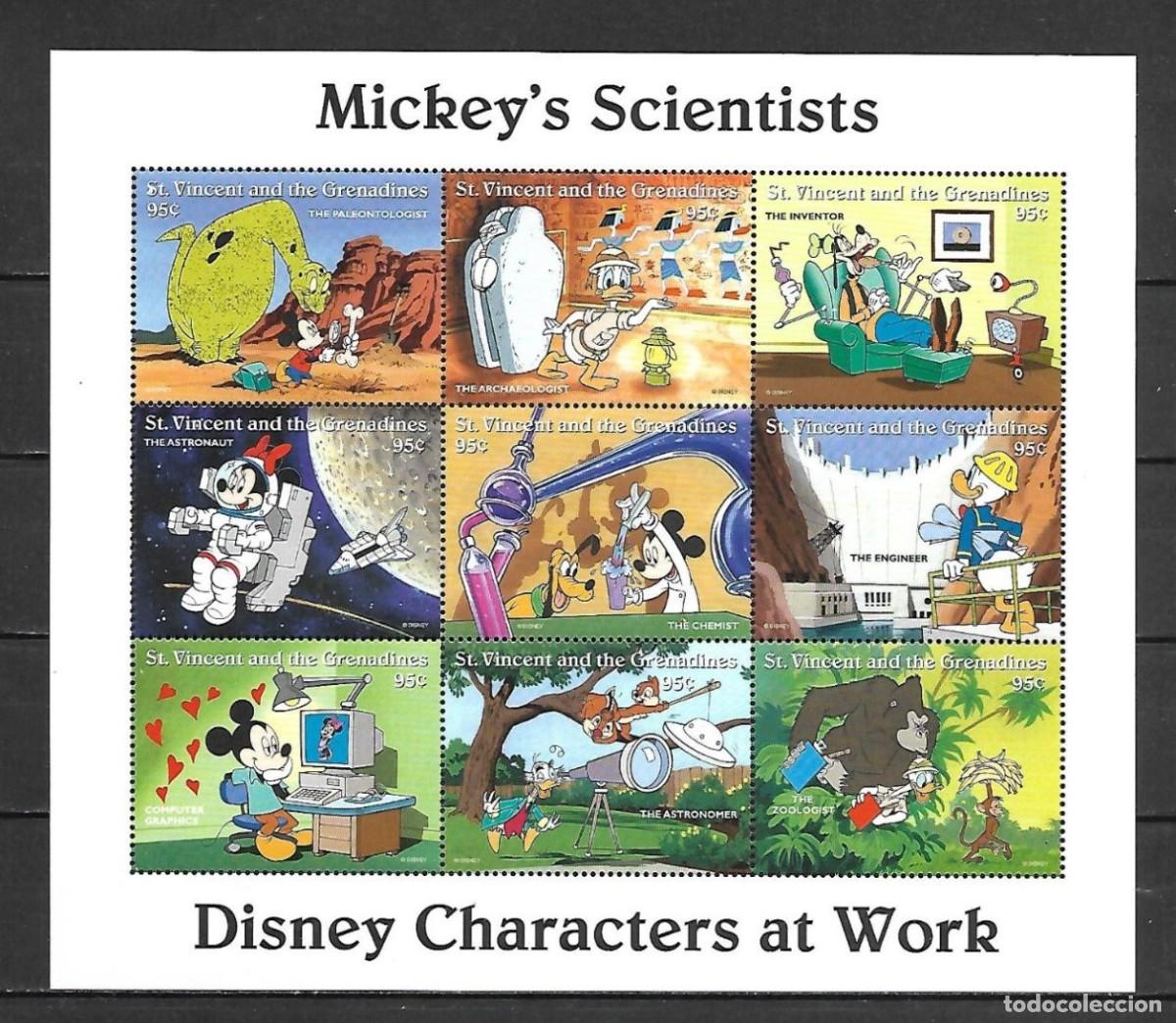 Sellos: ST. VINCENT GRENADINES 1996 SHEET MNH DISNEY - Foto 1