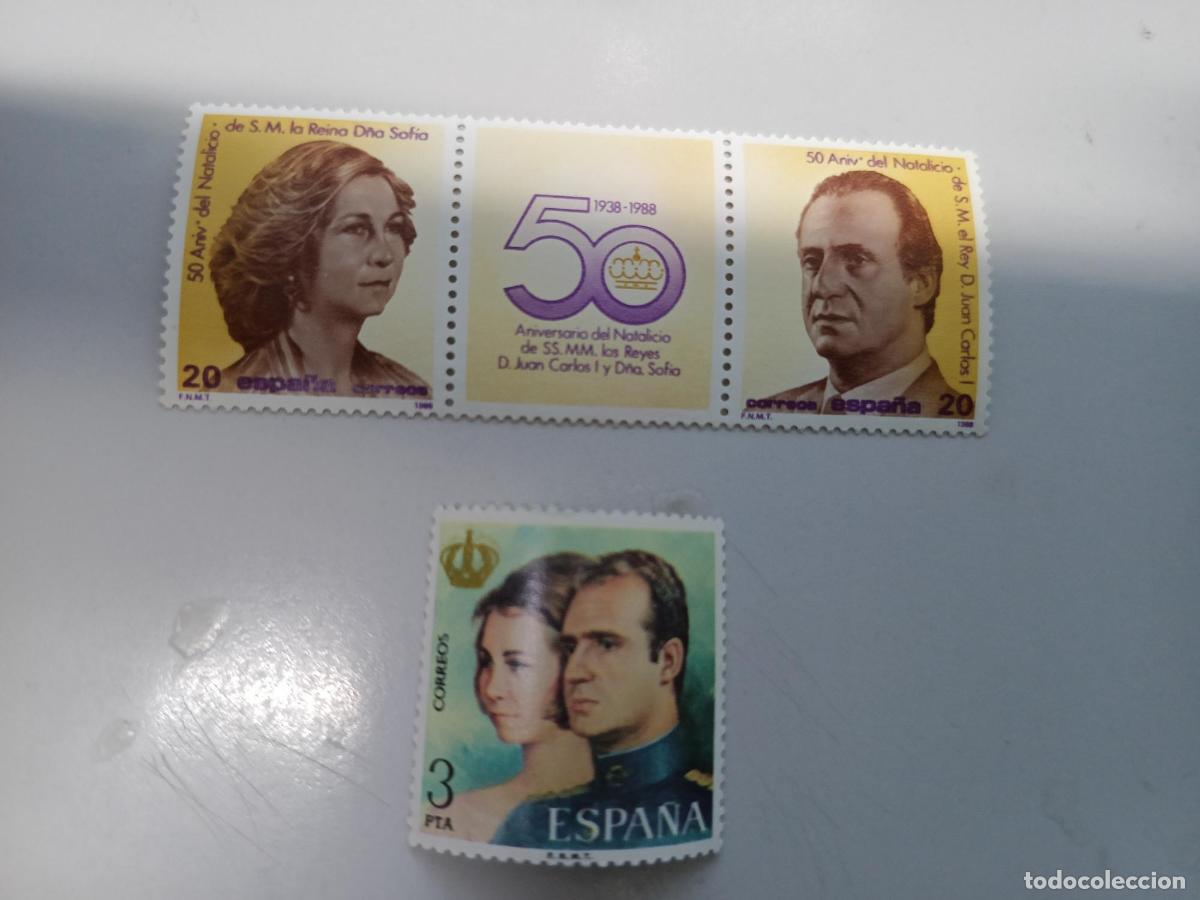 Sellos: lote de sellos reyes de Espa&ntilde;a - Foto 1