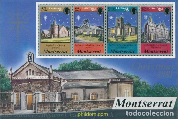 Sellos: 175746 MNH MONTSERRAT 1981 NAVIDAD - Foto 1