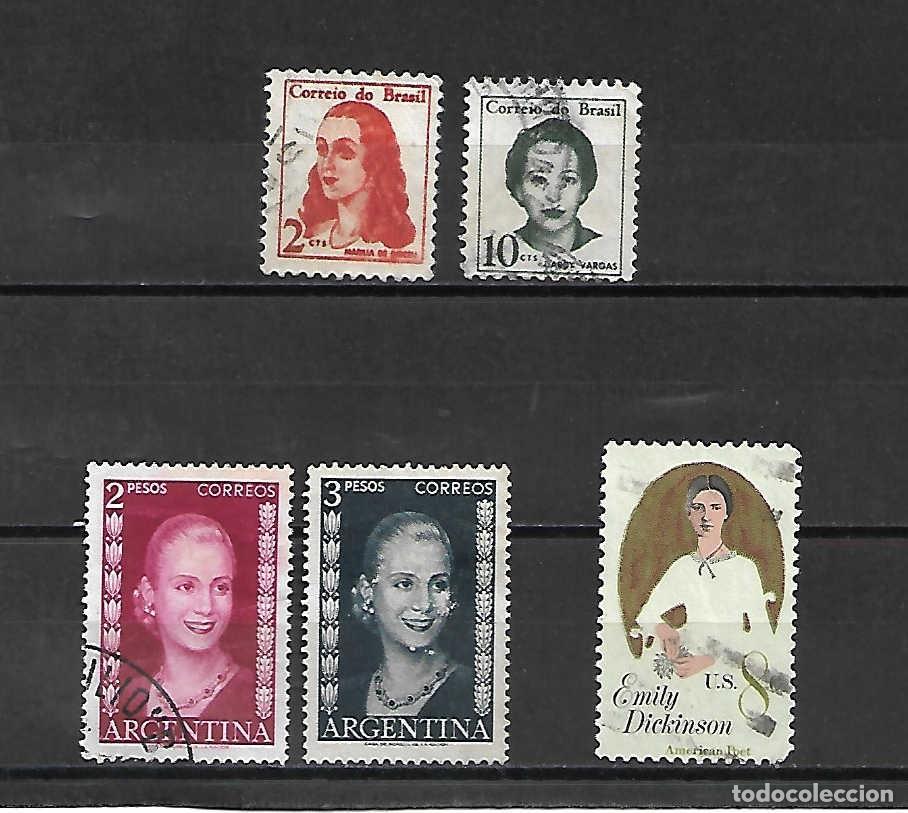 Sellos: Mujeres c&eacute;lebres. Universales - Foto 1