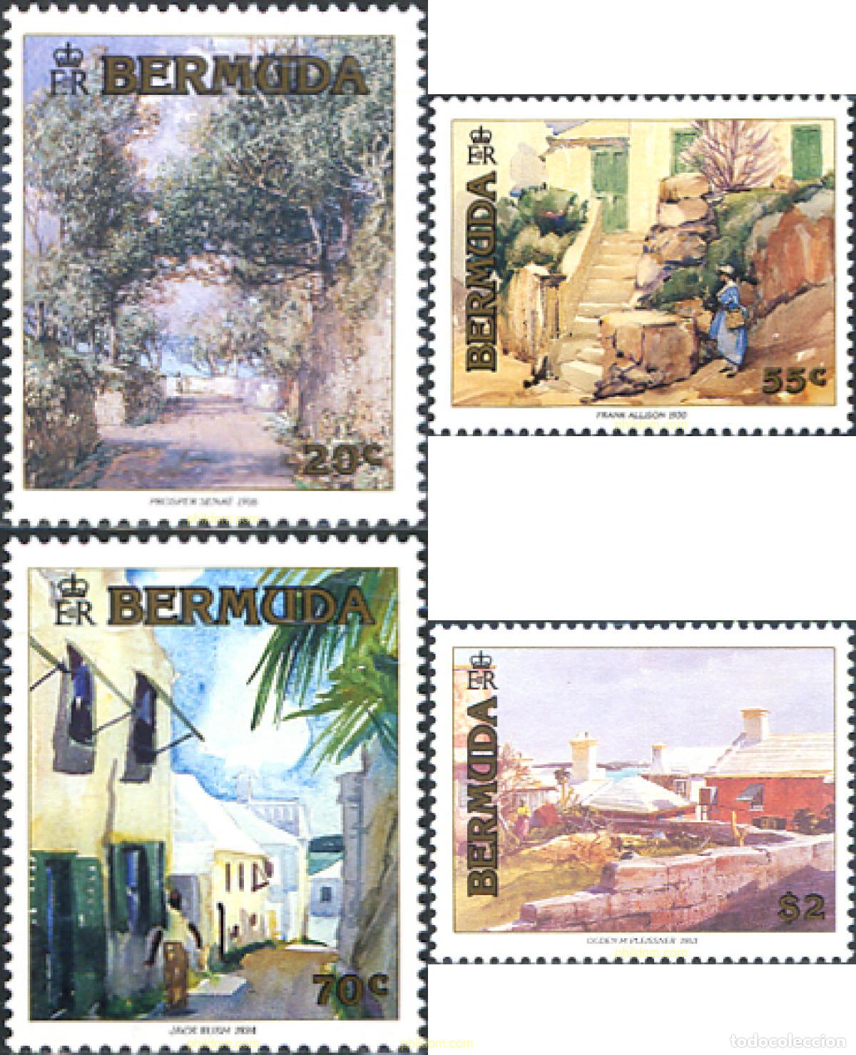 Sellos: 292091 MNH BERMUDAS 1991 PINTURAS DE BERMUDAS - Foto 1