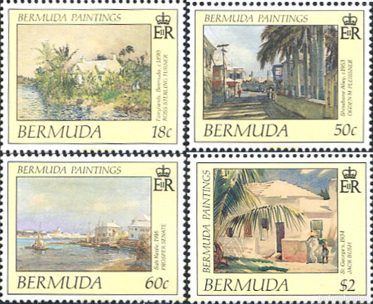 Sellos: 292086 MNH BERMUDAS 1990 PINTURAS DE BERMUDAS - Foto 1