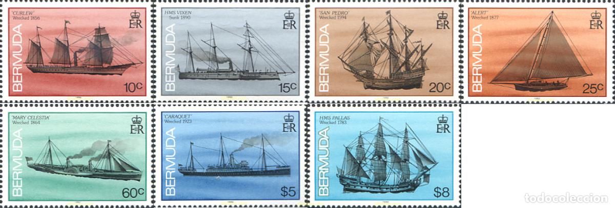 Sellos: 292095 MNH BERMUDAS 1993 NAUFRAGIOS - Foto 1