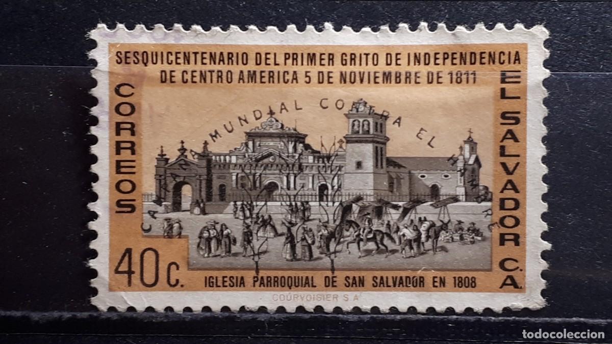 Sellos: SALVADOR. A&Ntilde;O 1963. &deg;. YVERT 685 - Foto 1