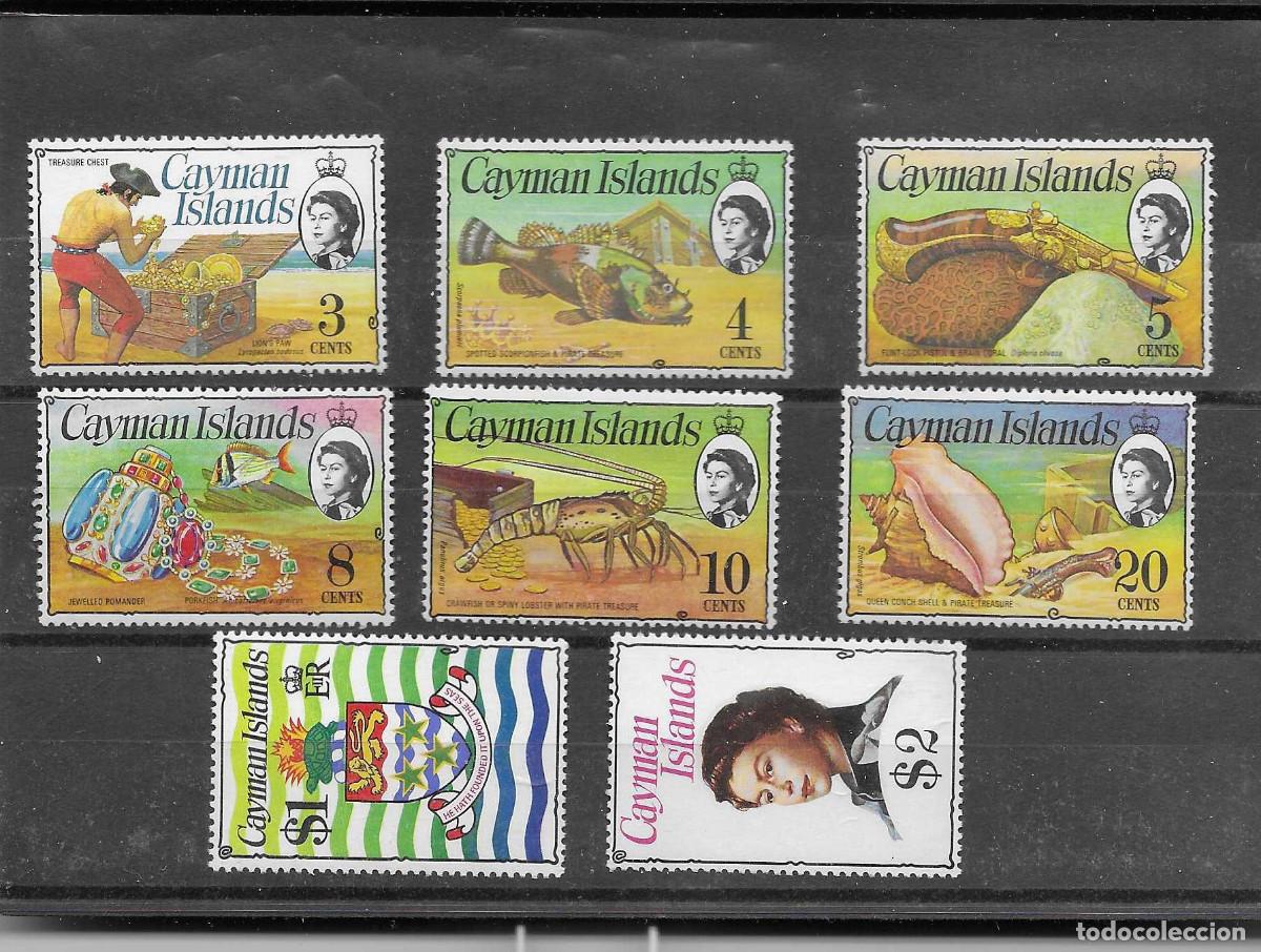 Sellos: Serie completa nueva de Islas Caim&aacute;n de 1977. - Foto 1
