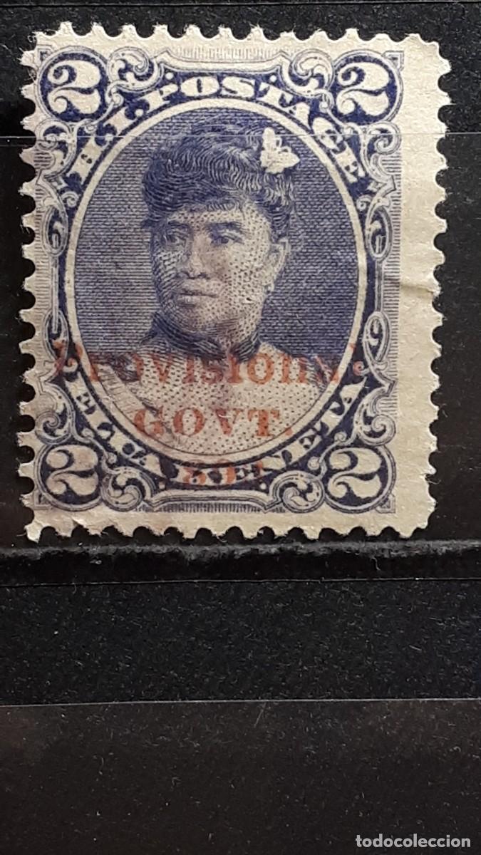 Sellos: HAWAI. A&Ntilde;O 1893. &deg;. YVERT 46 - Foto 1