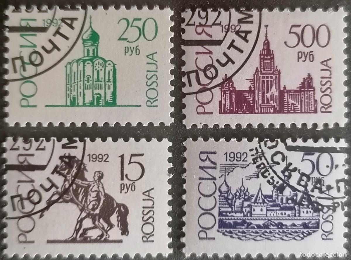 Sellos: RUSIA 1992 - SERIE B&Aacute;SICA . - Foto 1