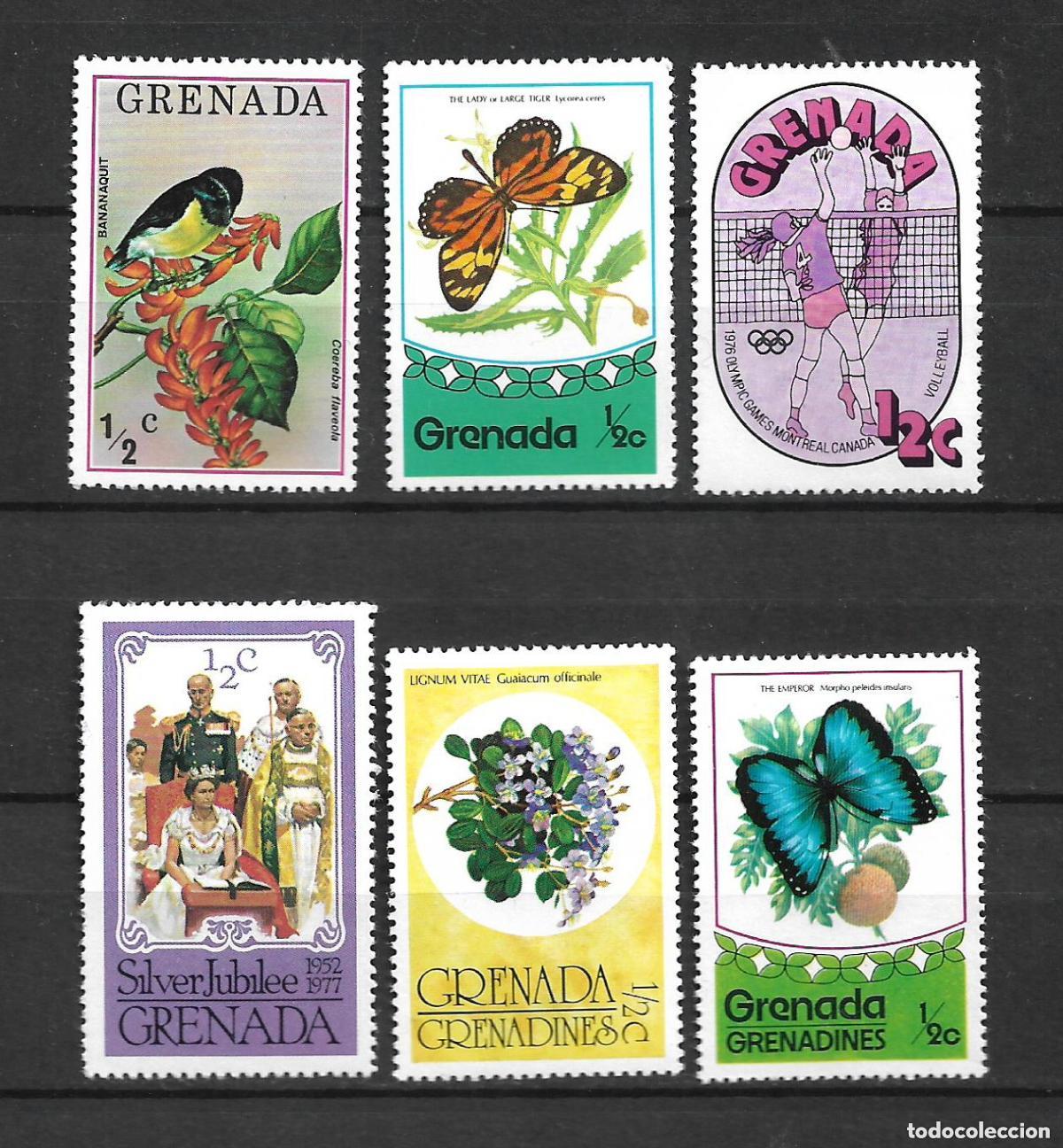 Sellos: GRENADA LOTE SELLOS ** MNH - 15/6 - Foto 1