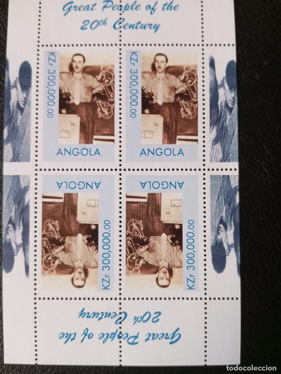 Sellos: WALT DISNEY, HB DE ANGOLA - Foto 1