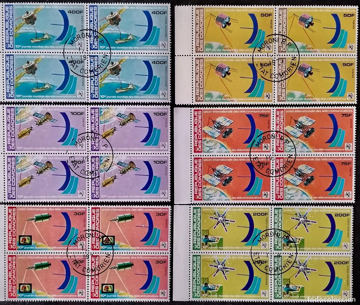 Sellos: COMORAS 1978 - SERIES / D&Iacute;A DE LAS TELECOMUNICACIONES . - Foto 1