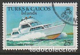 Sellos: TURKS Y CAICOS, SELLO USADO - Foto 1