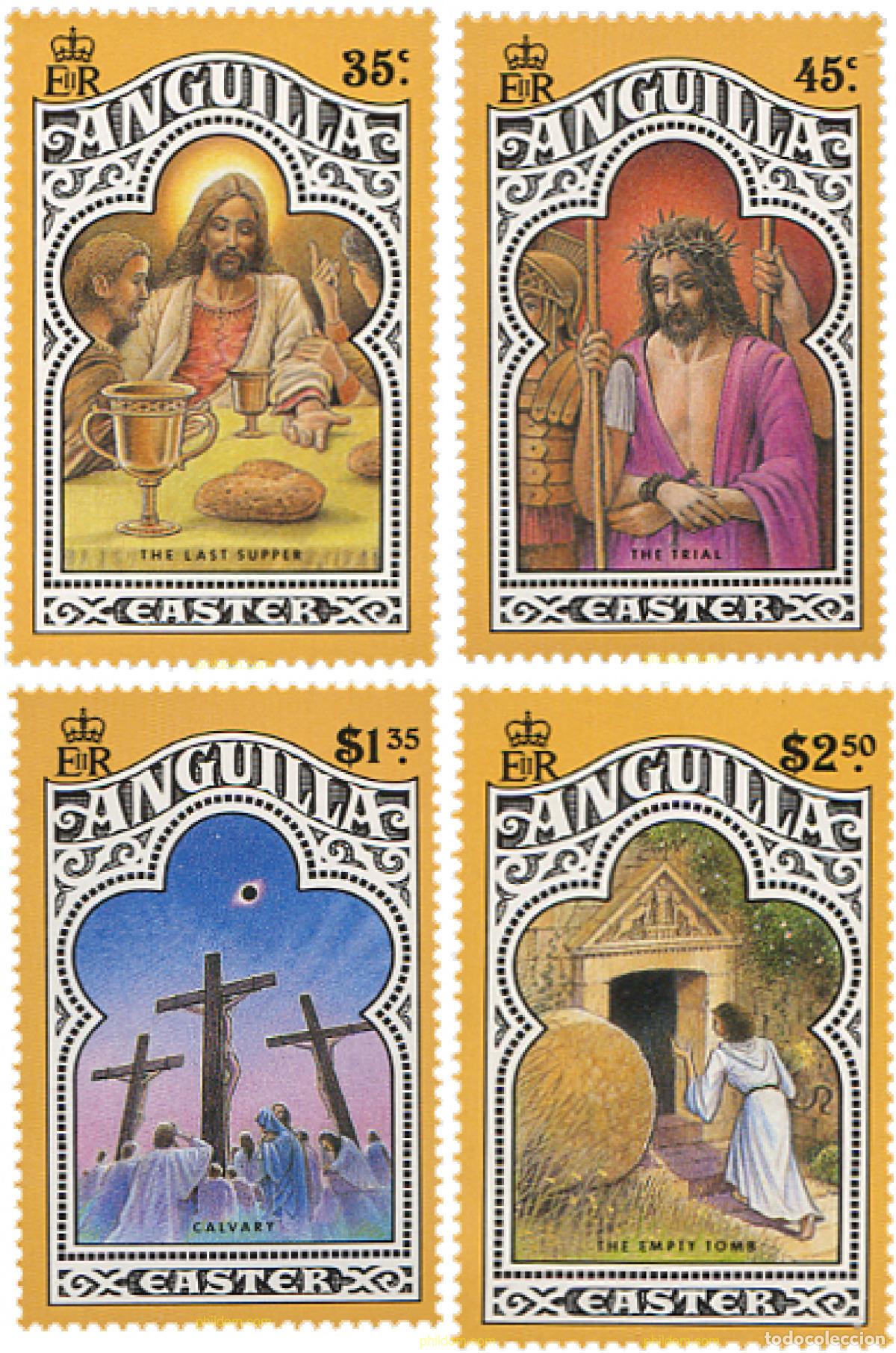 Sellos: 261987 MNH ANGUILLA 1990 PASCUA - Foto 1