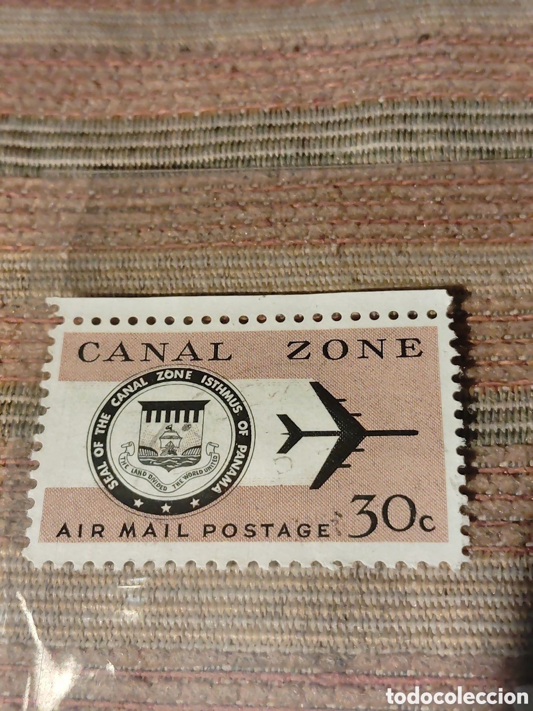 Sellos: CANAL ZONE. AIR MAIL POSTAGE 30 C - Foto 1