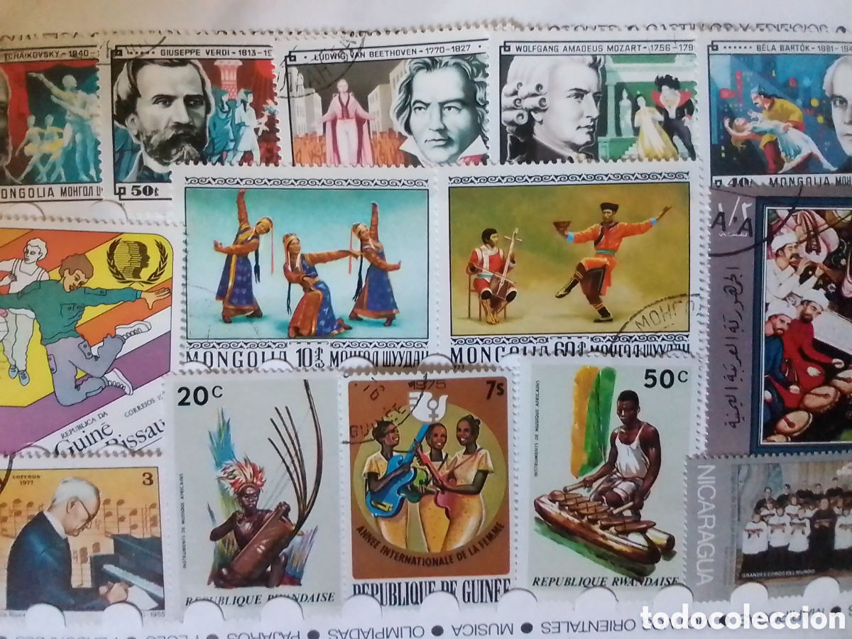 Sellos: 100 Sellos , Tem&aacute;tica M&Uacute;SICA - Foto 1