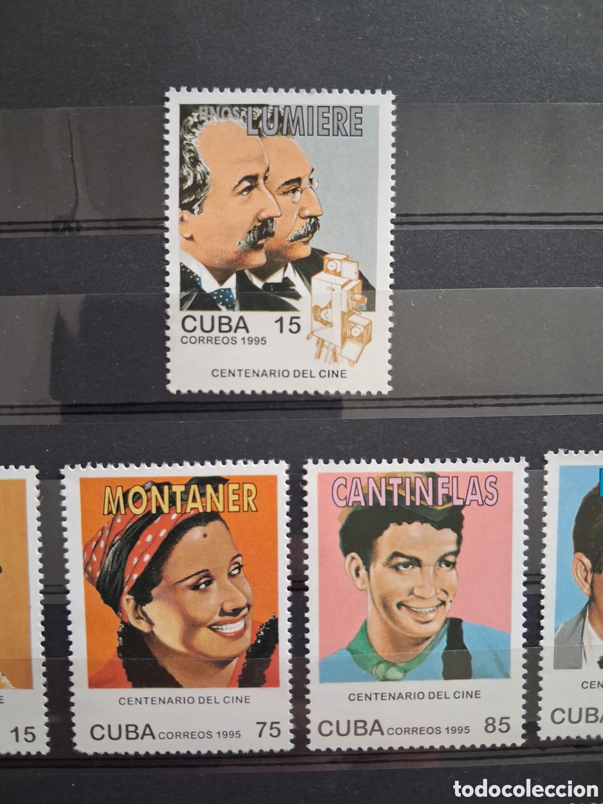 Sellos: Lote sellos Cuba Centenario del CINE - Foto 2