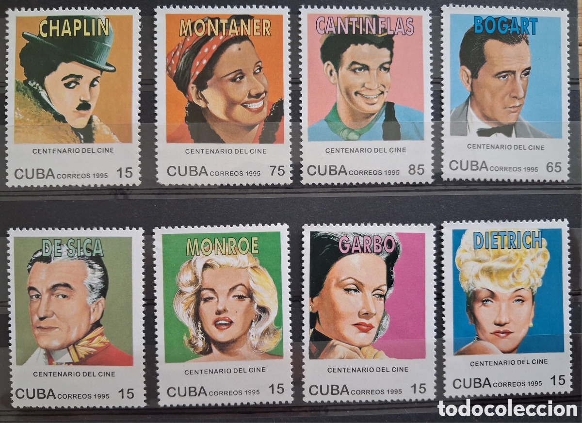 Sellos: Lote sellos Cuba Centenario del CINE - Foto 3