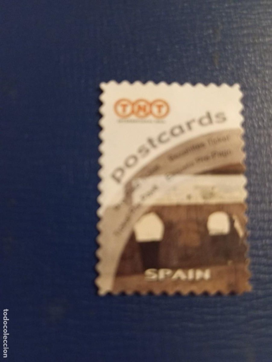 Sellos: 1 SELLO DE .** TNT INTERNACIONAL MAIL / POSTCARD SPAIN ** ETIQUETA PRE-PAGO **