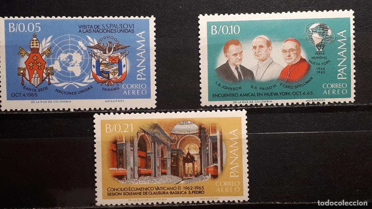 Sellos: PANAM&Aacute;. A&Ntilde;O 1967. **. Yvert A&eacute;reo 380/2 - Foto 1
