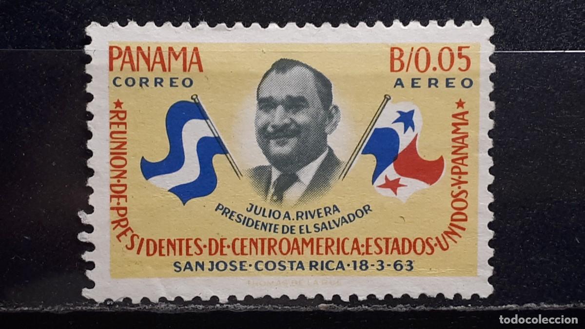 Sellos: PANAM. A&Ntilde;O 1964. (*). Yvert A&eacute;reo 288 - Foto 1