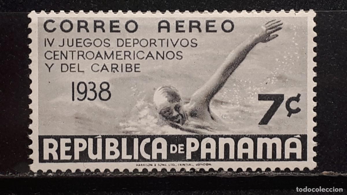 Sellos: PANAMA. A&Ntilde;O 1938. **. Yvert A&eacute;reo 38 - Foto 1