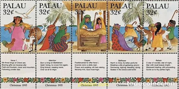 Sellos: 745262 MNH PALAU 1995 NAVIDAD - Foto 1