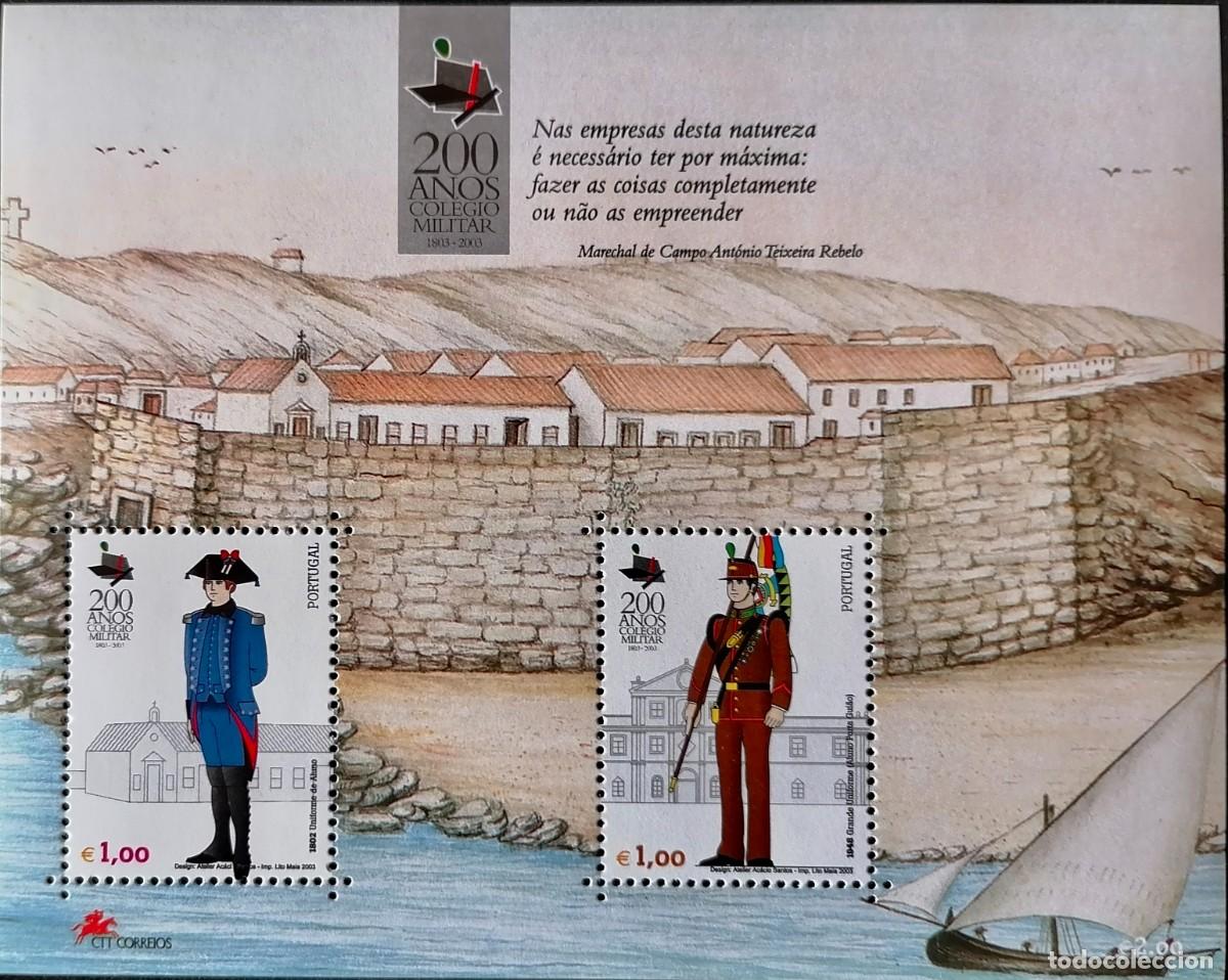 Sellos: PORTUGAL 2003 - HB ACADEMIA MILITAR .