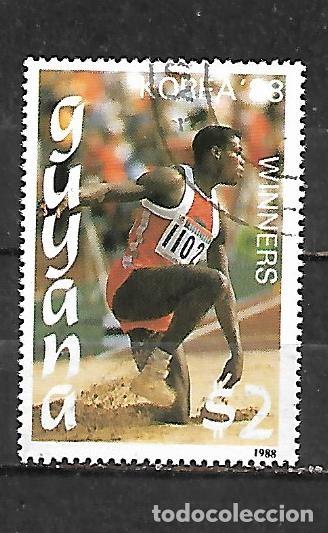 Sellos: 1989: GUYANA Campeones ol&iacute;mpicos de los JJOO de Se&uacute;l&acute;88 (CTO)