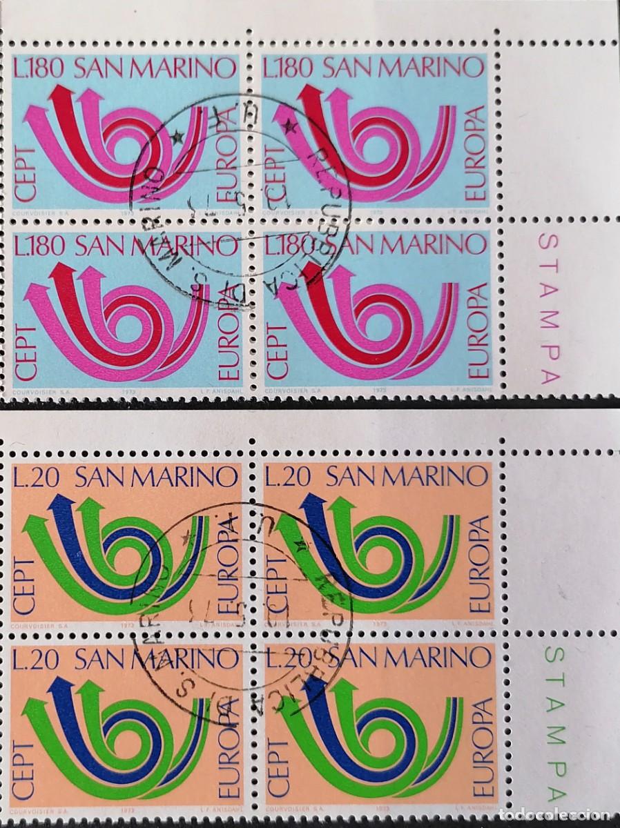 Sellos: SAN MARINO 1973 - CEPT / EUROPA .