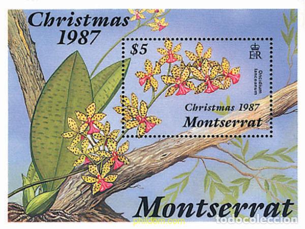 Sellos: 95227 MNH MONTSERRAT 1987 NAVIDAD. ORQUIDEAS