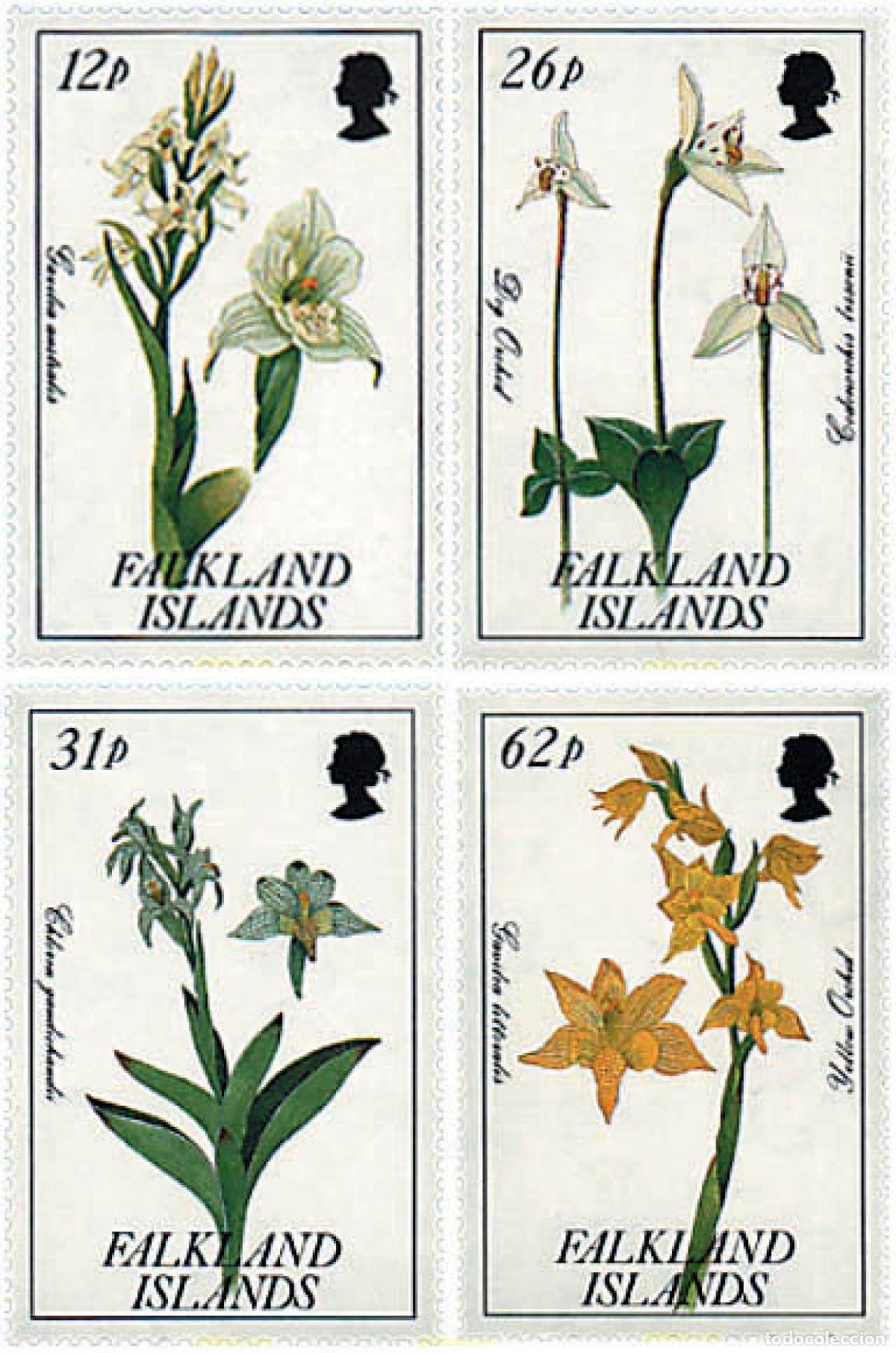 Sellos: 96290 MNH FALKLAND 1991 ORQUIDEAS