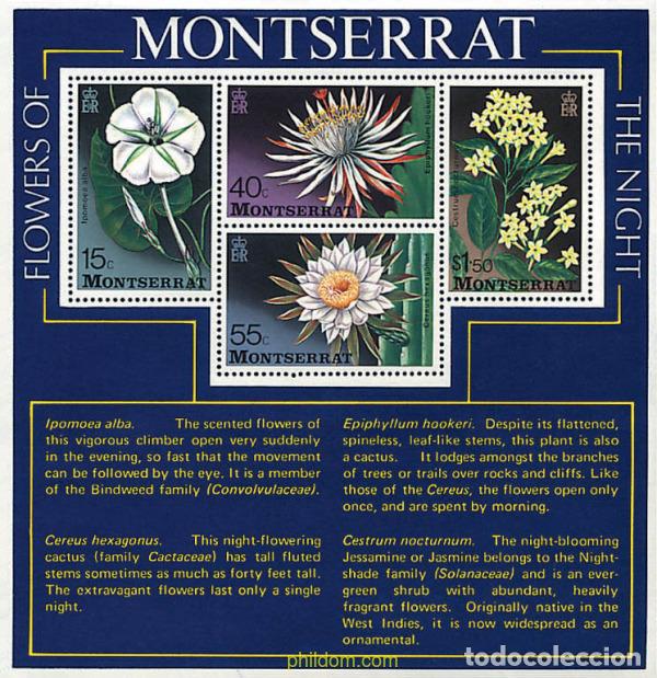 Sellos: 95202 MNH MONTSERRAT 1977 FLORES DE MONTSERRAT