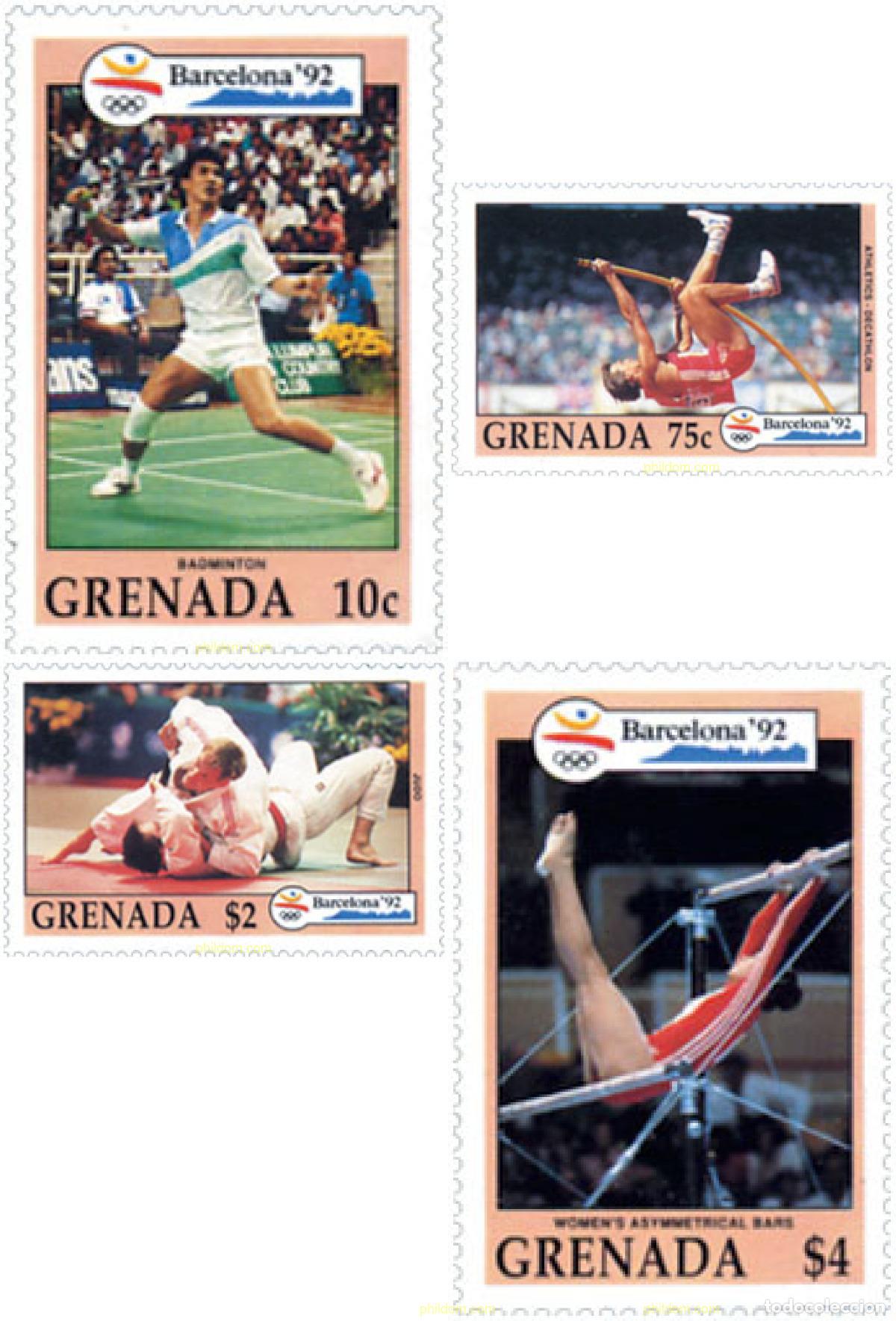 Sellos: 785692 MNH GRANADA 1992 25 JUEGOS OLIMPICOS VERANO BARCELONA 1992