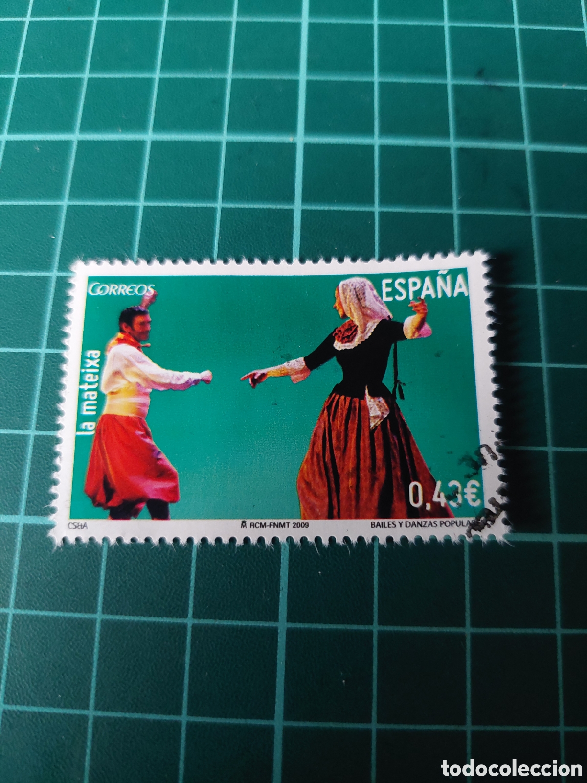 Sellos: LA MAITEIXA BAILES Y DANZAD POPULARES MIDA MUSUCA EDIFIL 4490 2009