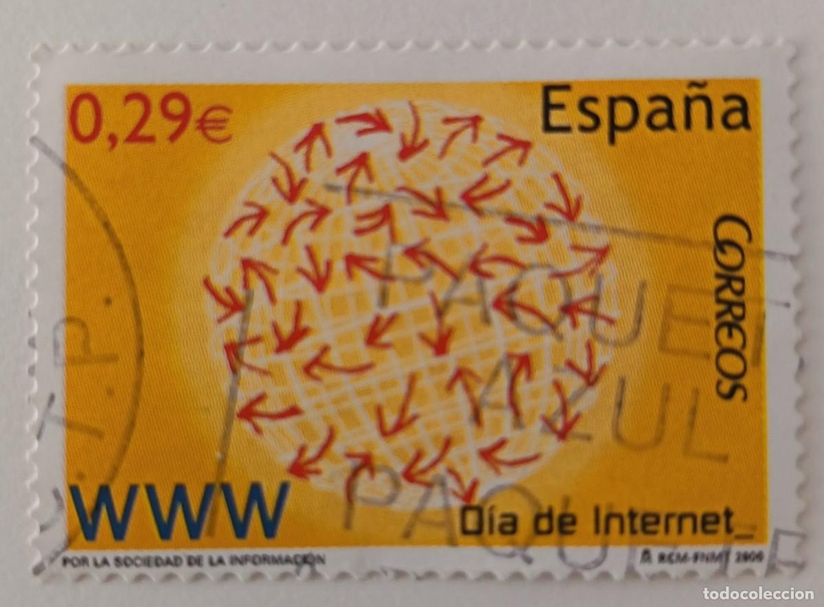 Sellos: Sello WWW Dia de Internet. Ciencia. 2006.