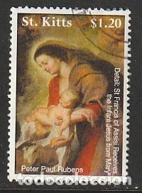 Sellos: ST. KITTS,SELLO USADO