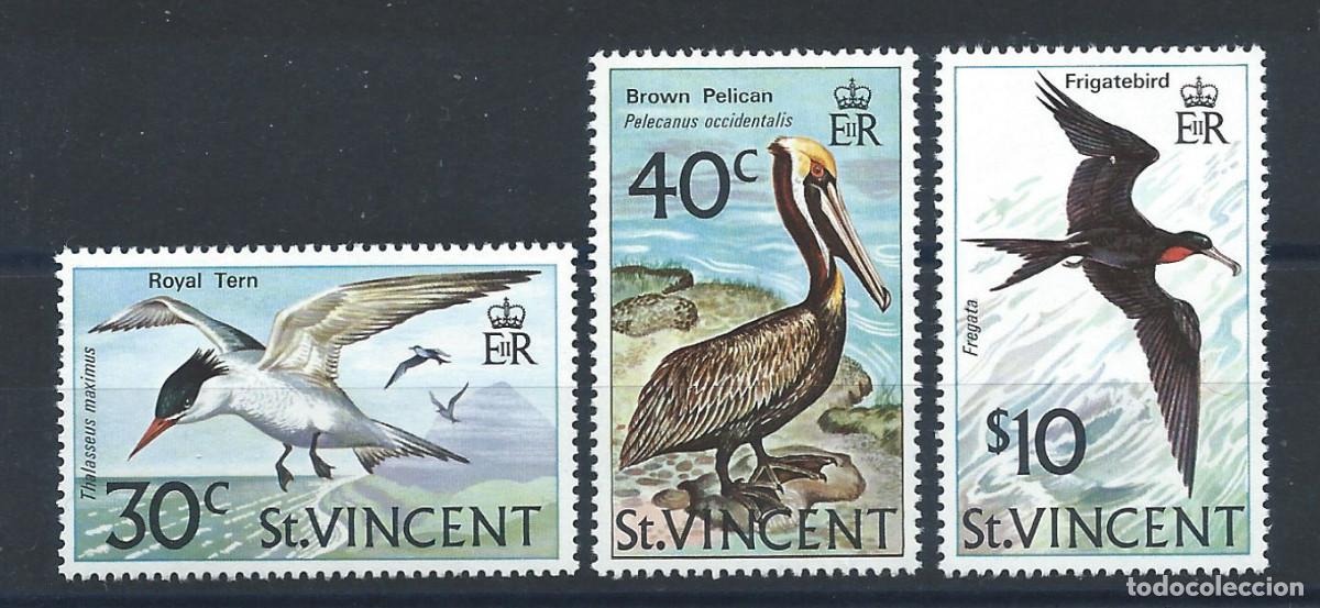 Sellos: Saint Vincent N&deg;361/63** (MNH) 1974 - Faune &rdquo;Oiseaux&rdquo;