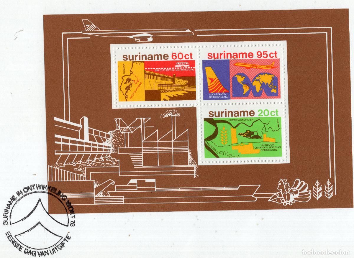 Sellos: SURINAME 1978 STAMP MICHEL SR BL21