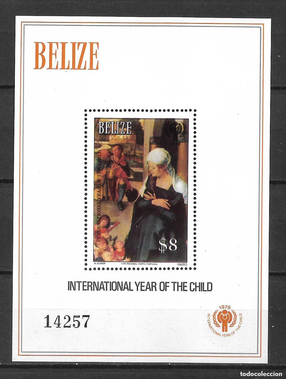 Sellos: belize 1979 scott 522 a&ntilde;o internacional del ni&ntilde;o ** mnh 21&euro; - 31/12