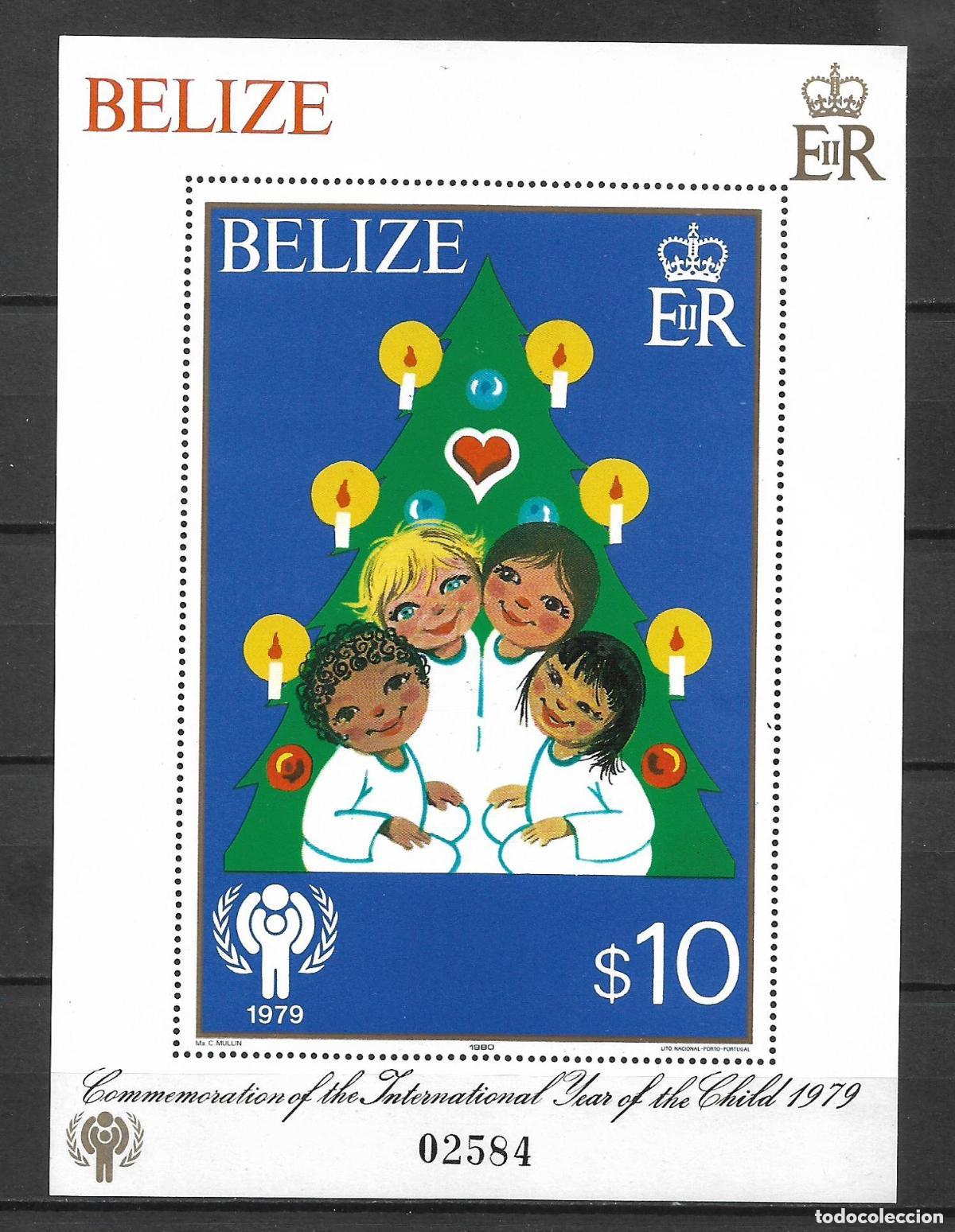 Sellos: belize 1979 scott 499 a&ntilde;o internacional del ni&ntilde;o ** mnh 14&euro; - 31/12
