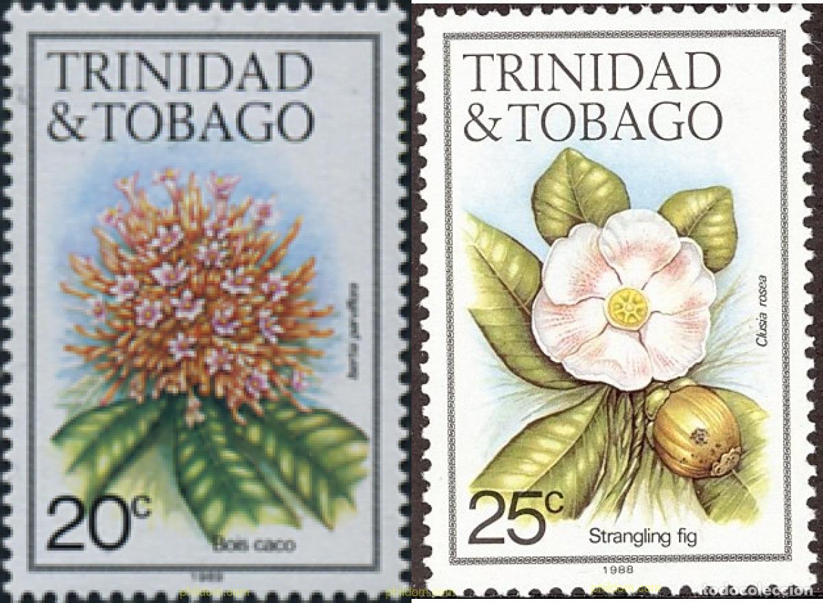 Sellos: 366036 MNH TRINIDAD Y TOBAGO 1988 SERIE BASICA