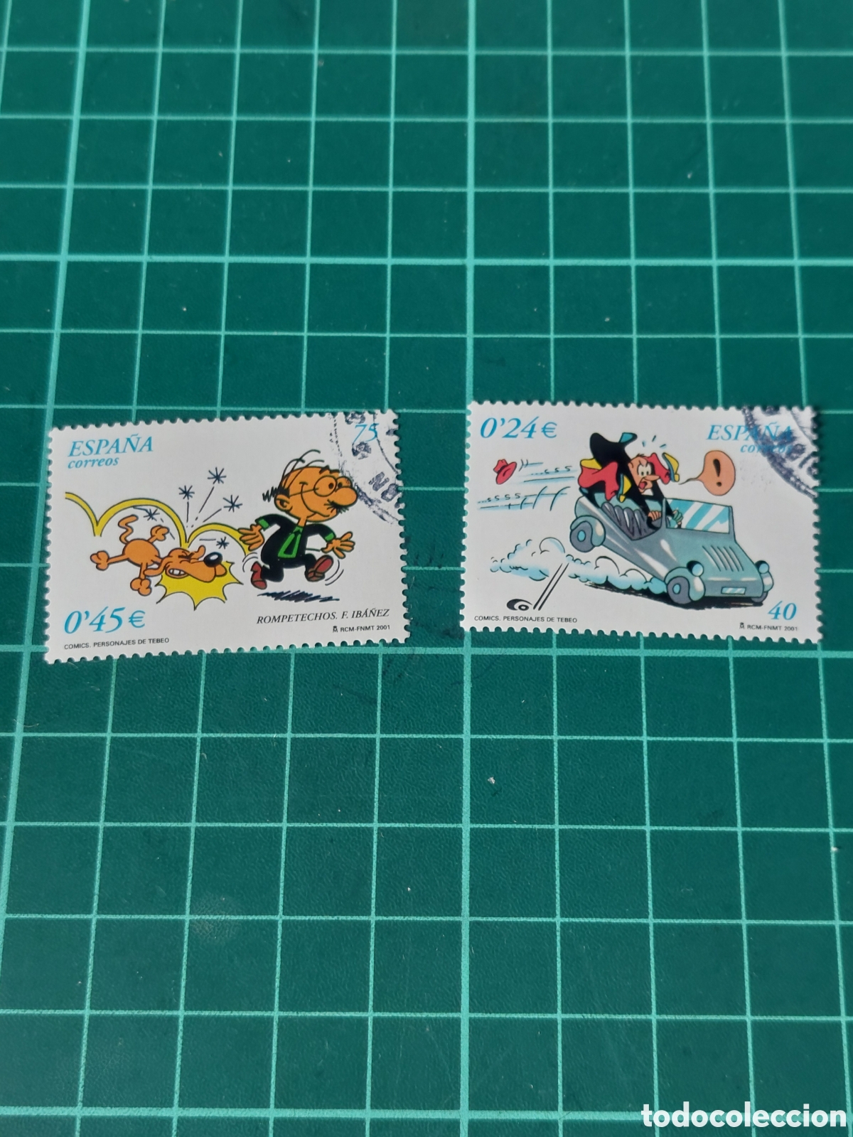 Sellos: ROMPETECHOS c&oacute;mics tebeos personajes 2001 Espa&ntilde;a usado lujo 3889/90