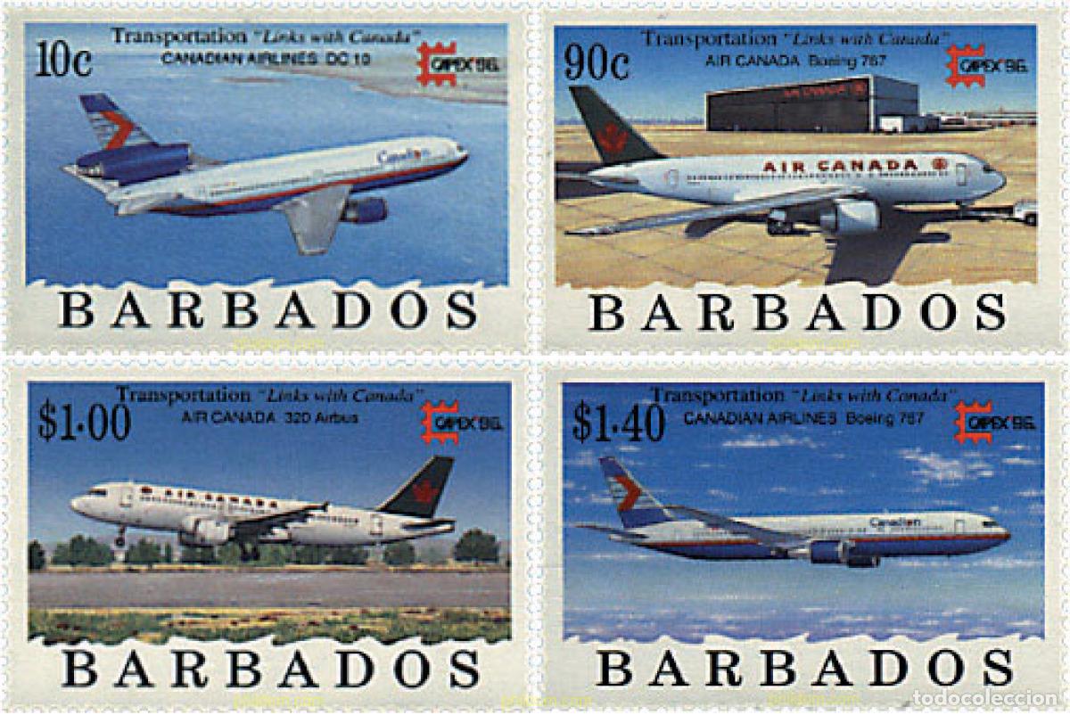Sellos: 56778 MNH BARBADOS 1996 CAPEX 96. EXPOSICION FILATELICA INTERNACIONAL
