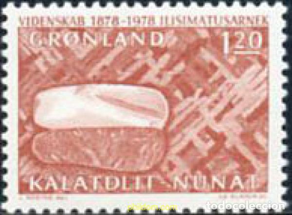 Sellos: 100232 MNH GROENLANDIA 1978 CENTENARIO DE LA COMISION DE INVESTIGACION CIENTIFICA DE GROENLANDIA