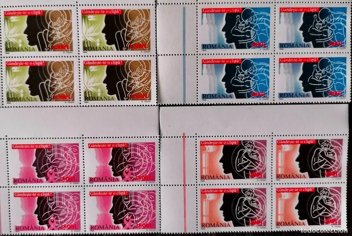 Sellos: RUMANIA 1999 - SALUD / RIESGOS .