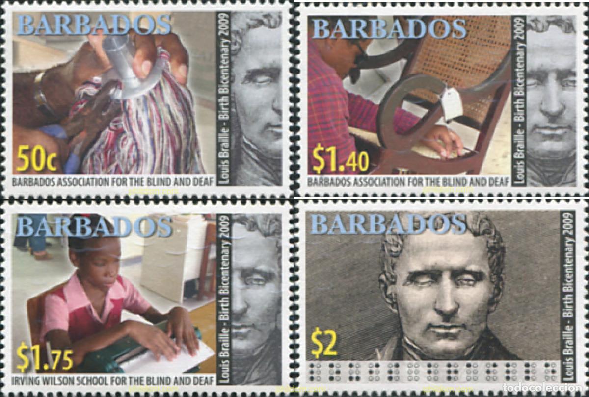 Sellos: 578908 MNH BARBADOS 2009 LOUIS BRAILLE