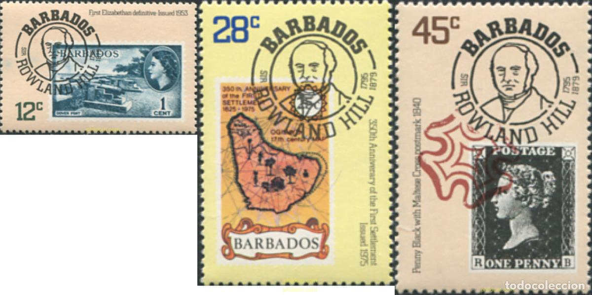 Sellos: 163684 MNH BARBADOS 1979 100 ANIVERSARIO DE LA MUERTE DE SIR ROWLAND HILL