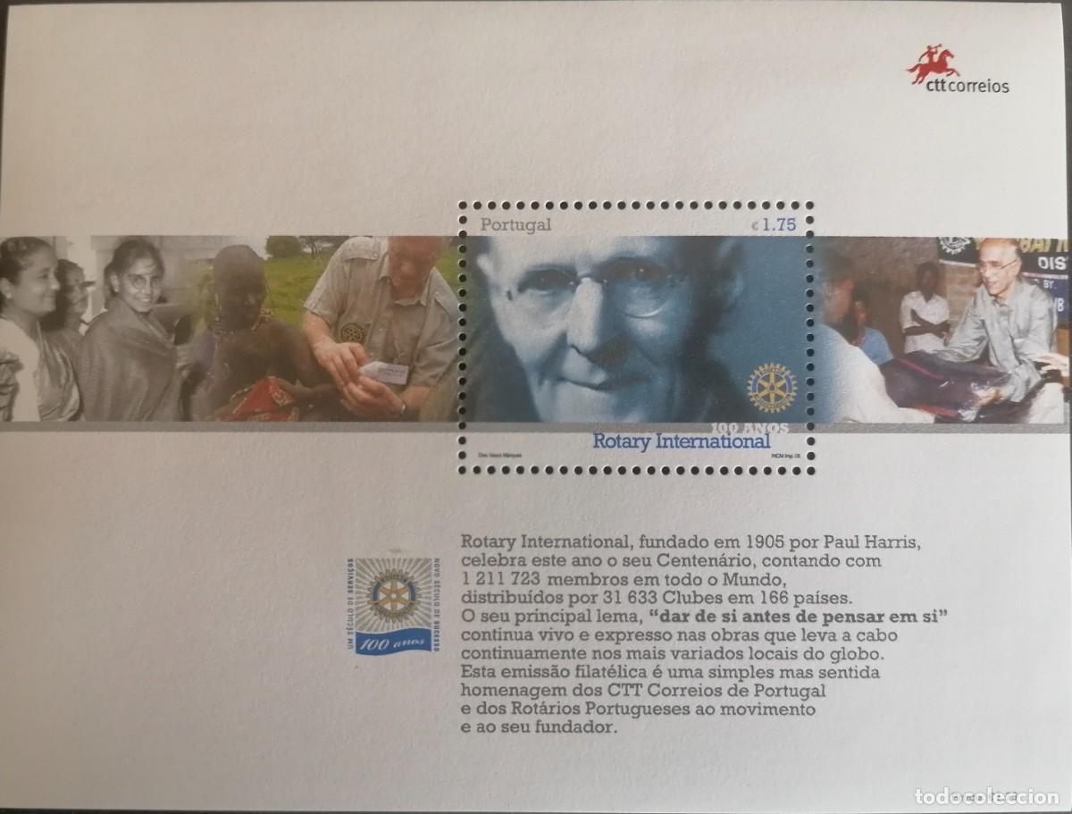 Sellos: PORTUGAL 2005 - HB ROTARY INTERNACIONAL / P. HARRIS .
